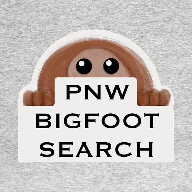 Curious Squatch Logo by PNW Bigfoot Search